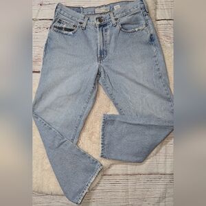 Abercrombie Vtg 90s Jeans Made USA 6  Cotton Crop Distressed